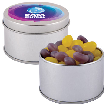 Corporate-Colour-Mini-Jelly-Beans-in-Silver-Round-Tin